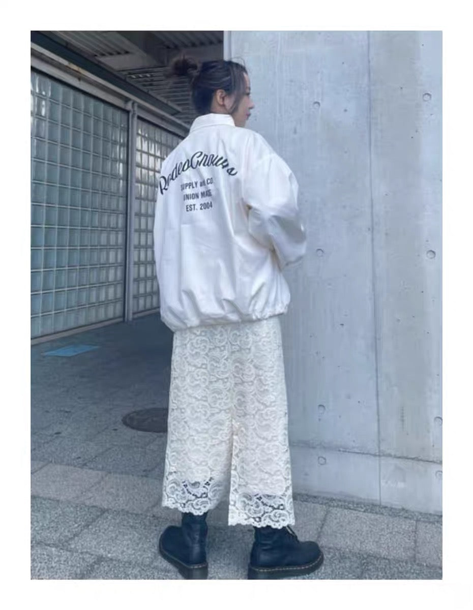🇯🇵 RODEO CROWNS ♡ LOGO big shirt jacket