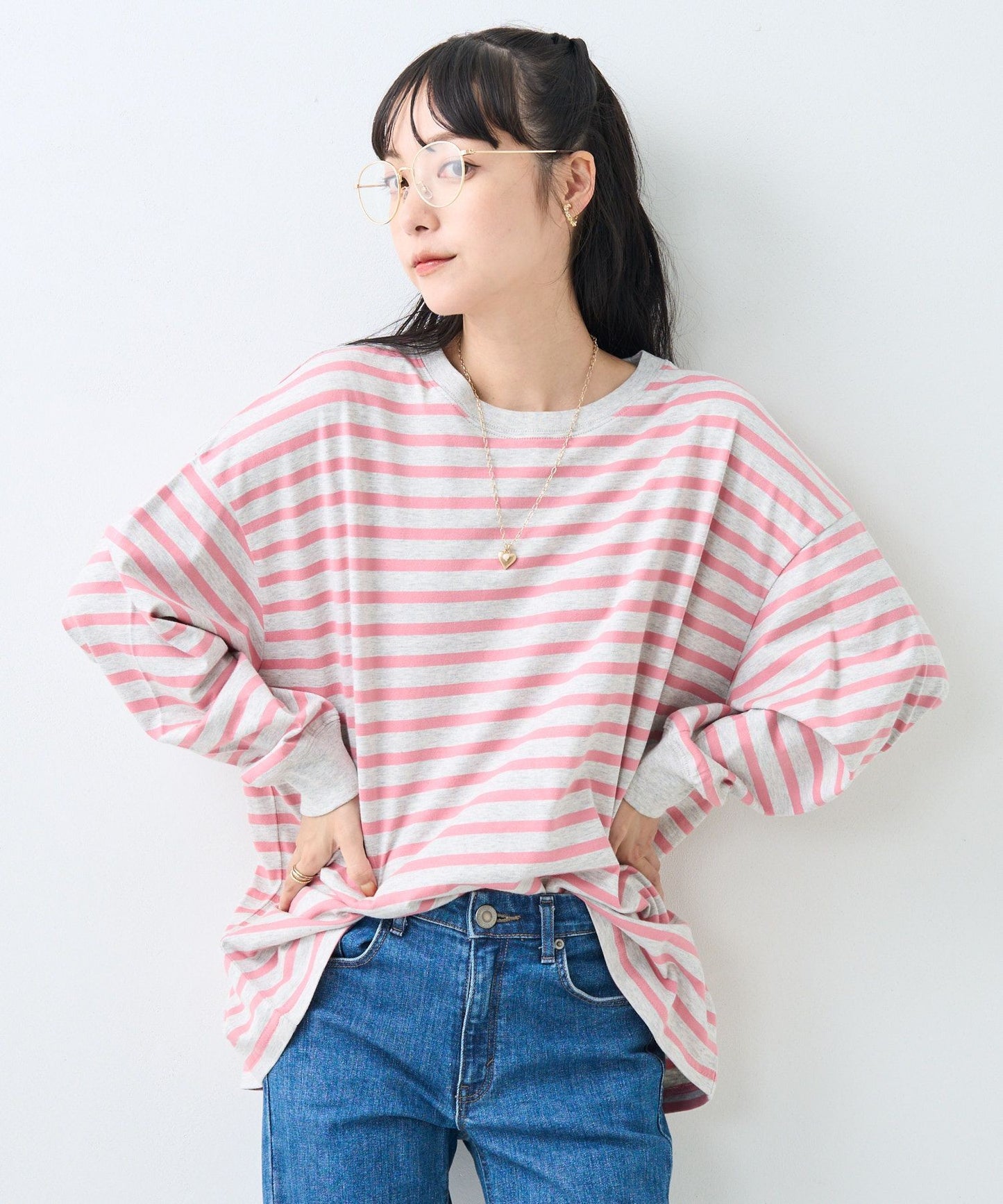 🇯🇵 FREAK'S STORE / Border BIG long T