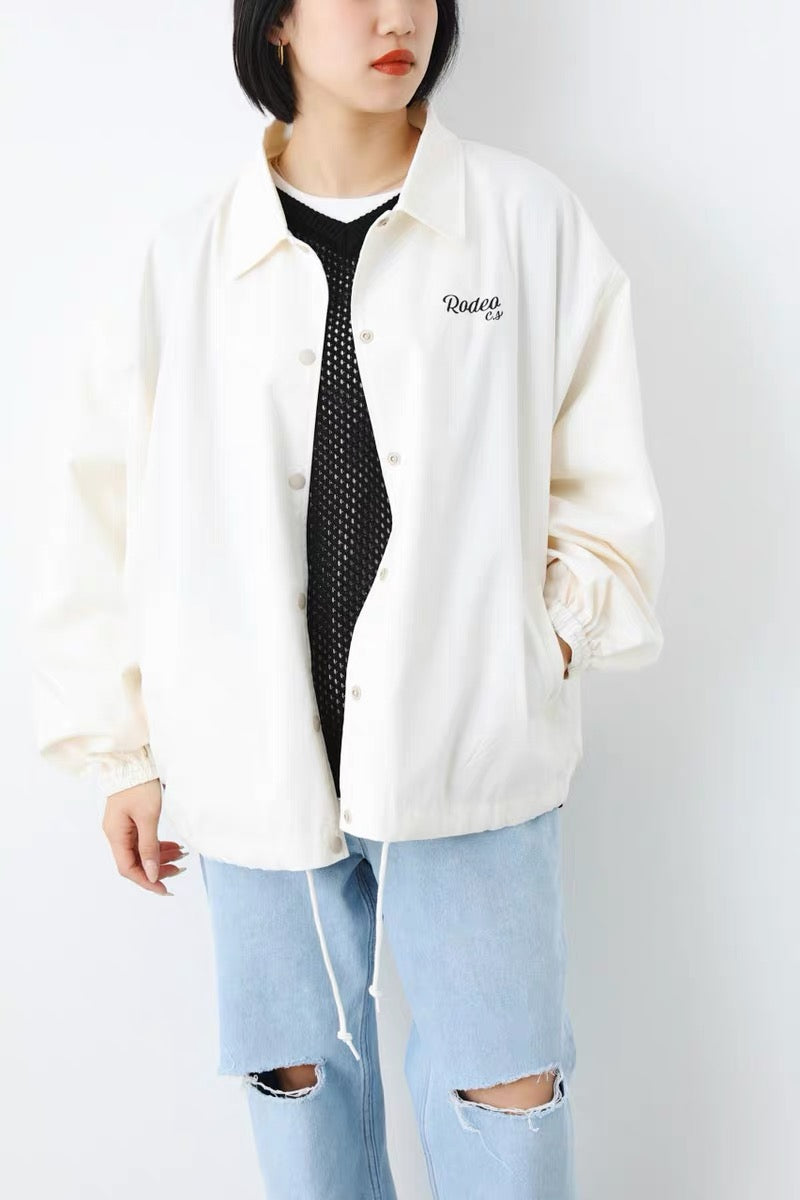 🇯🇵 RODEO CROWNS ♡ LOGO big shirt jacket