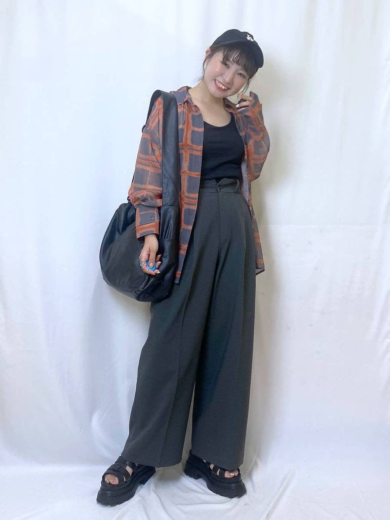 🇯🇵JEANASiS【W waist belt tuck wide pants 】