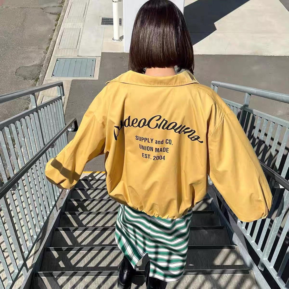 🇯🇵 RODEO CROWNS ♡ LOGO big shirt jacket