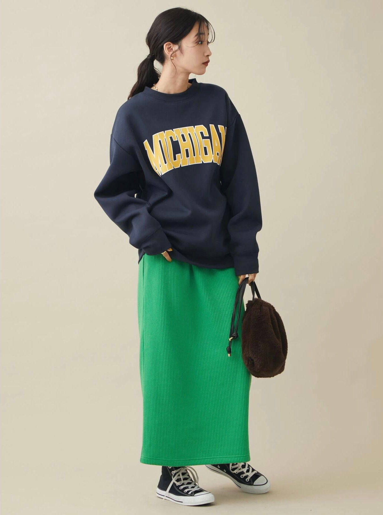 .🇯🇵日單 Ribbed Long Skirt