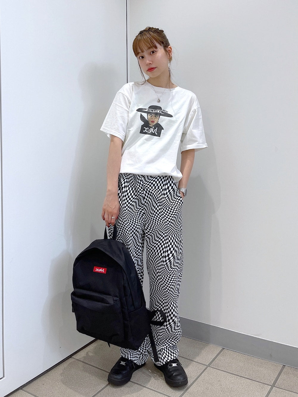🇯🇵 X-girl × JIMMY'Z VEILED LADY S/S TEE