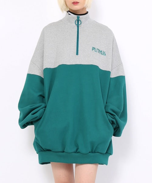 🇯🇵 PUNYUS ✿ OVERSIZE Half ZIP Sweater