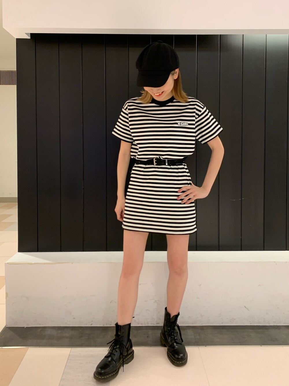 .🇯🇵 X-girl 👱🏼♀️ 條紋 Tee Dress
