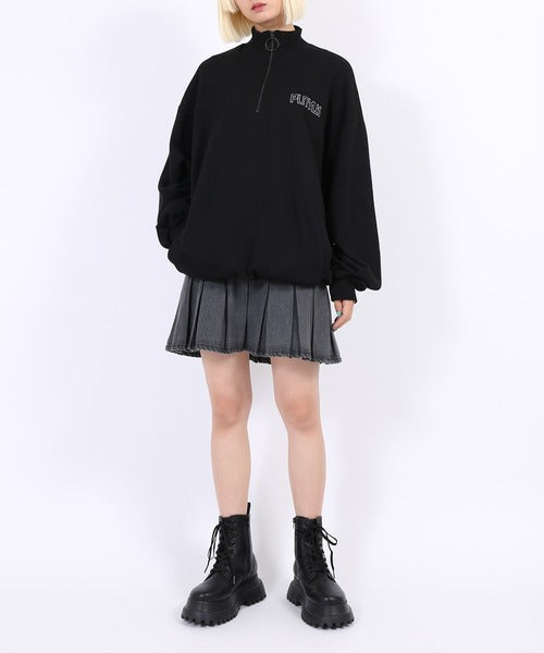 🇯🇵 PUNYUS ✿ OVERSIZE Half ZIP Sweater