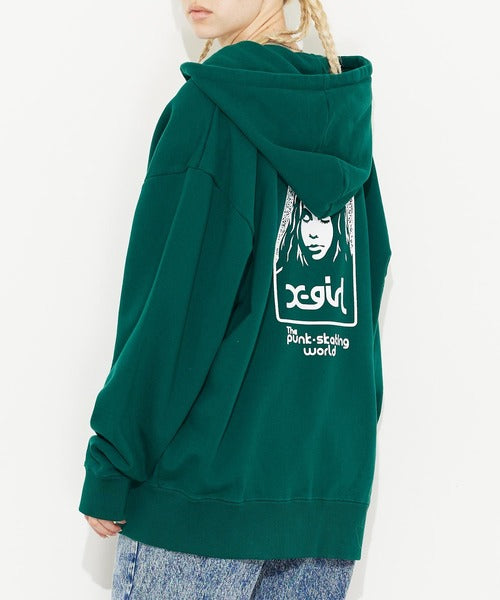 X-girl ☆ ★.【22冬新着】 SWEAT HOODIE