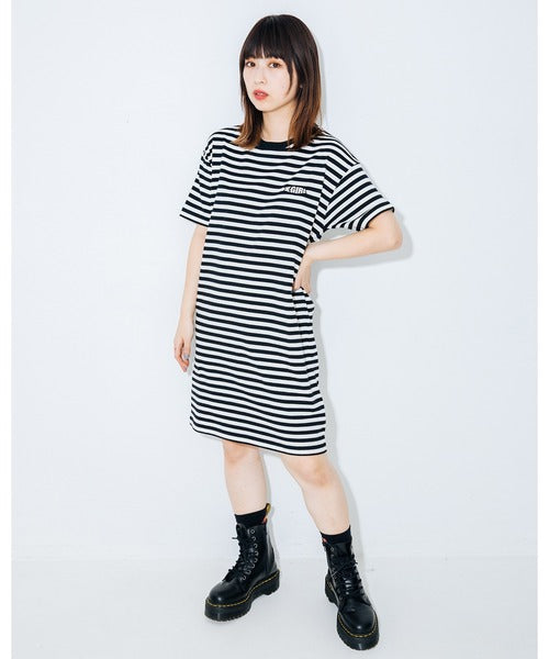 .🇯🇵 X-girl 👱🏼♀️ 條紋 Tee Dress