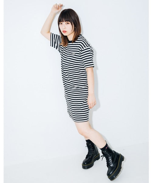 .🇯🇵 X-girl 👱🏼♀️ 條紋 Tee Dress
