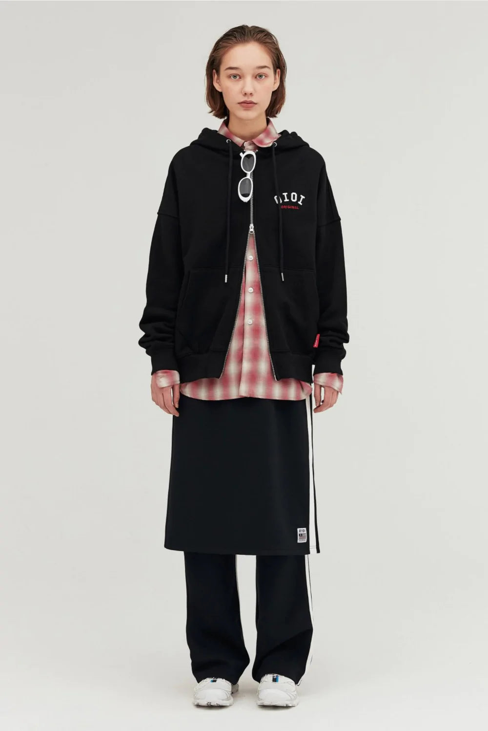 🇰🇷 5252 BY O!Oi ☆ ★. Logo Hood U/D ZIP