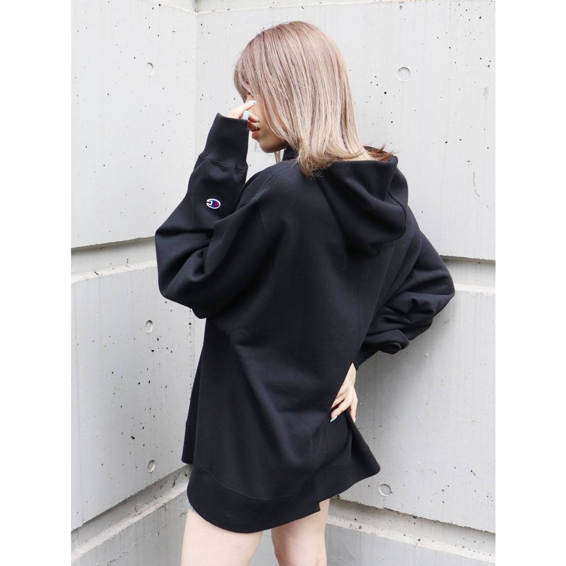🇯🇵 Champion ☆ ★ 不對稱hoodie【4色入】