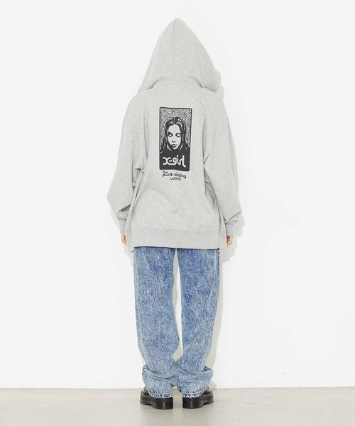 X-girl ☆ ★.【22冬新着】 SWEAT HOODIE