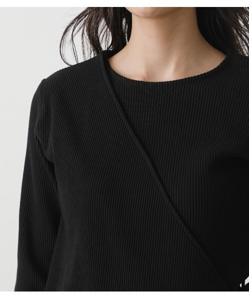 .盡顯"S"美感💃🇯🇵 日單-LAYERED RIB LONG SLEEVE TOPS