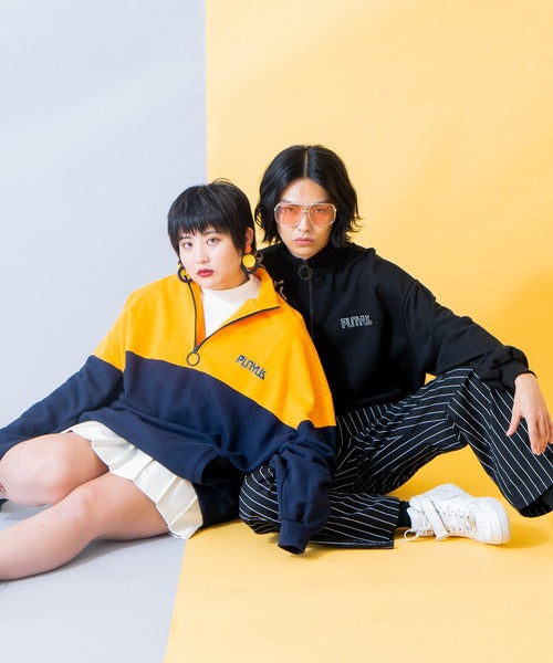 🇯🇵 PUNYUS ✿ OVERSIZE Half ZIP Sweater