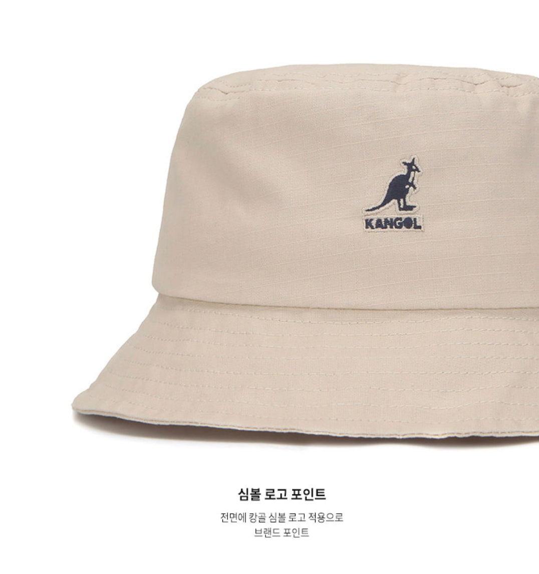.🇰🇷KANGOL 🦘RIPSTOP BUCKET 👒