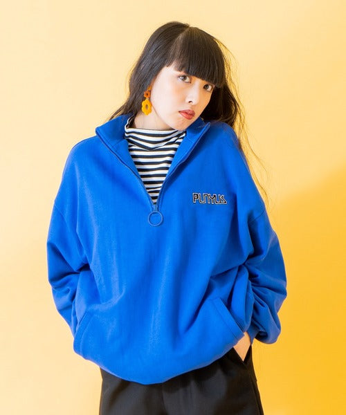 🇯🇵 PUNYUS ✿ OVERSIZE Half ZIP Sweater