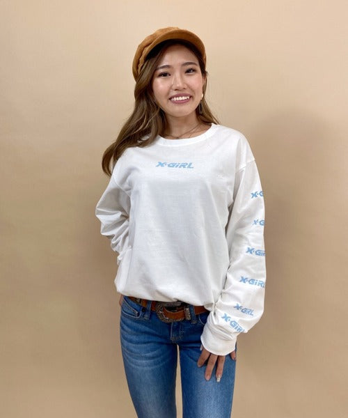 【限定】🇯🇵 X-girl .Big Silhouette Back Print Ron Tee