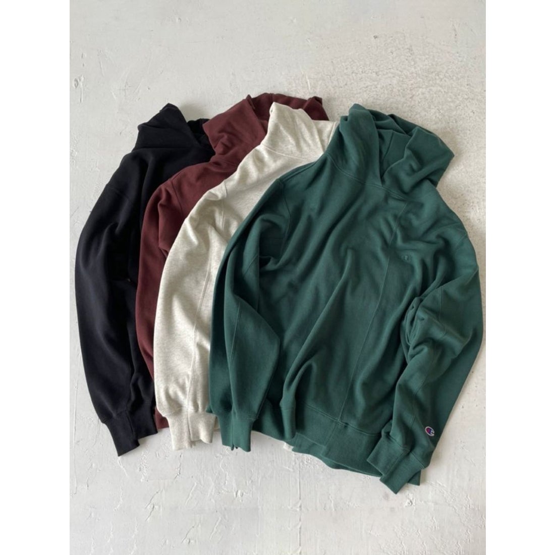 🇯🇵 Champion ☆ ★ 不對稱hoodie【4色入】