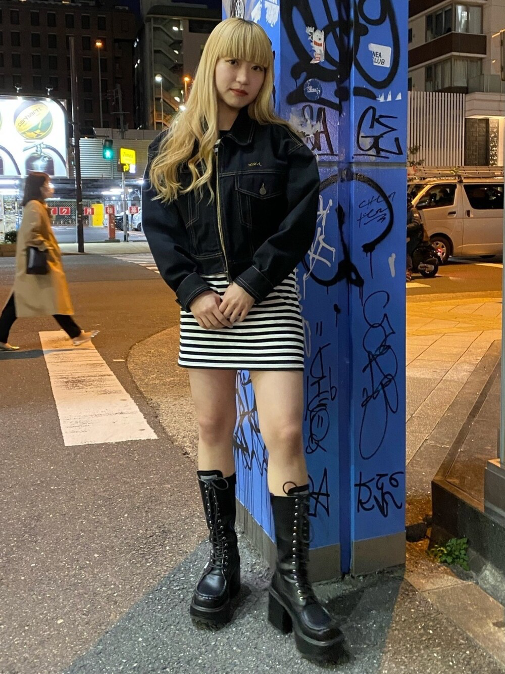 .🇯🇵 X-girl 👱🏼♀️ 條紋 Tee Dress