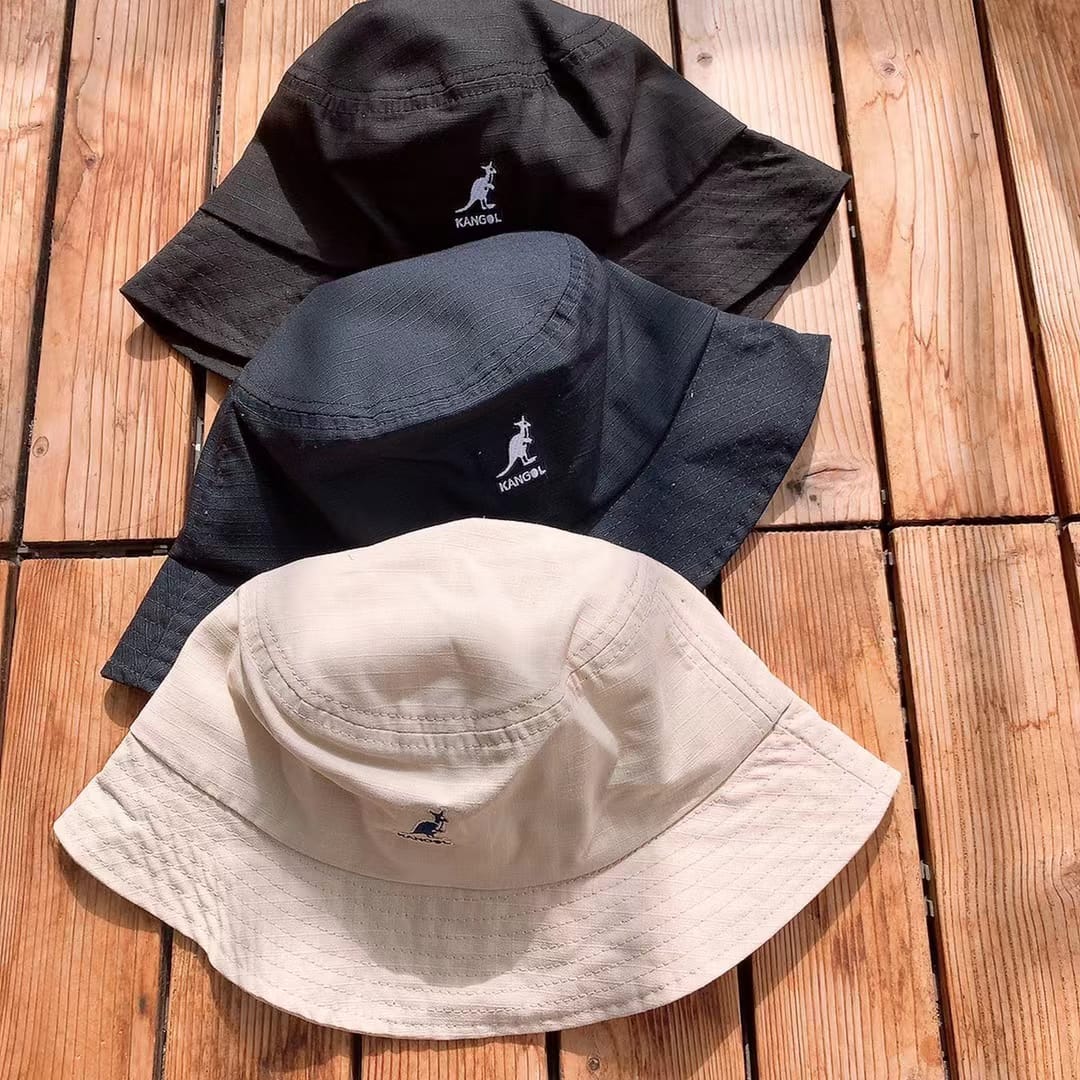 .🇰🇷KANGOL 🦘RIPSTOP BUCKET 👒