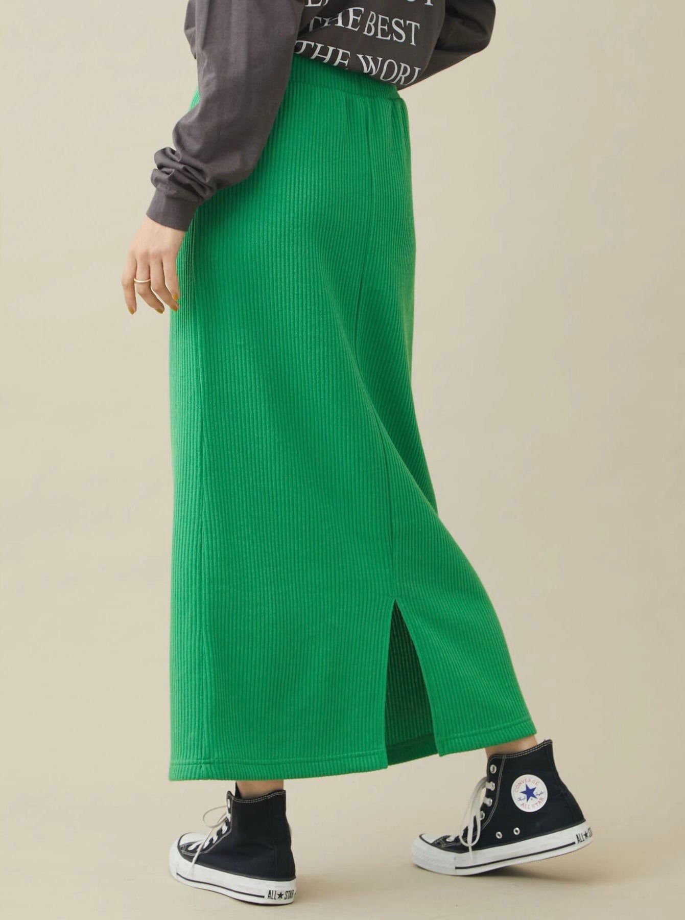 .🇯🇵日單 Ribbed Long Skirt