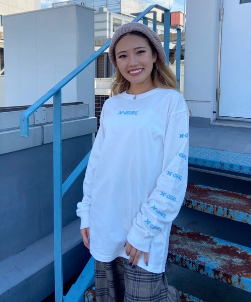 【限定】🇯🇵 X-girl .Big Silhouette Back Print Ron Tee