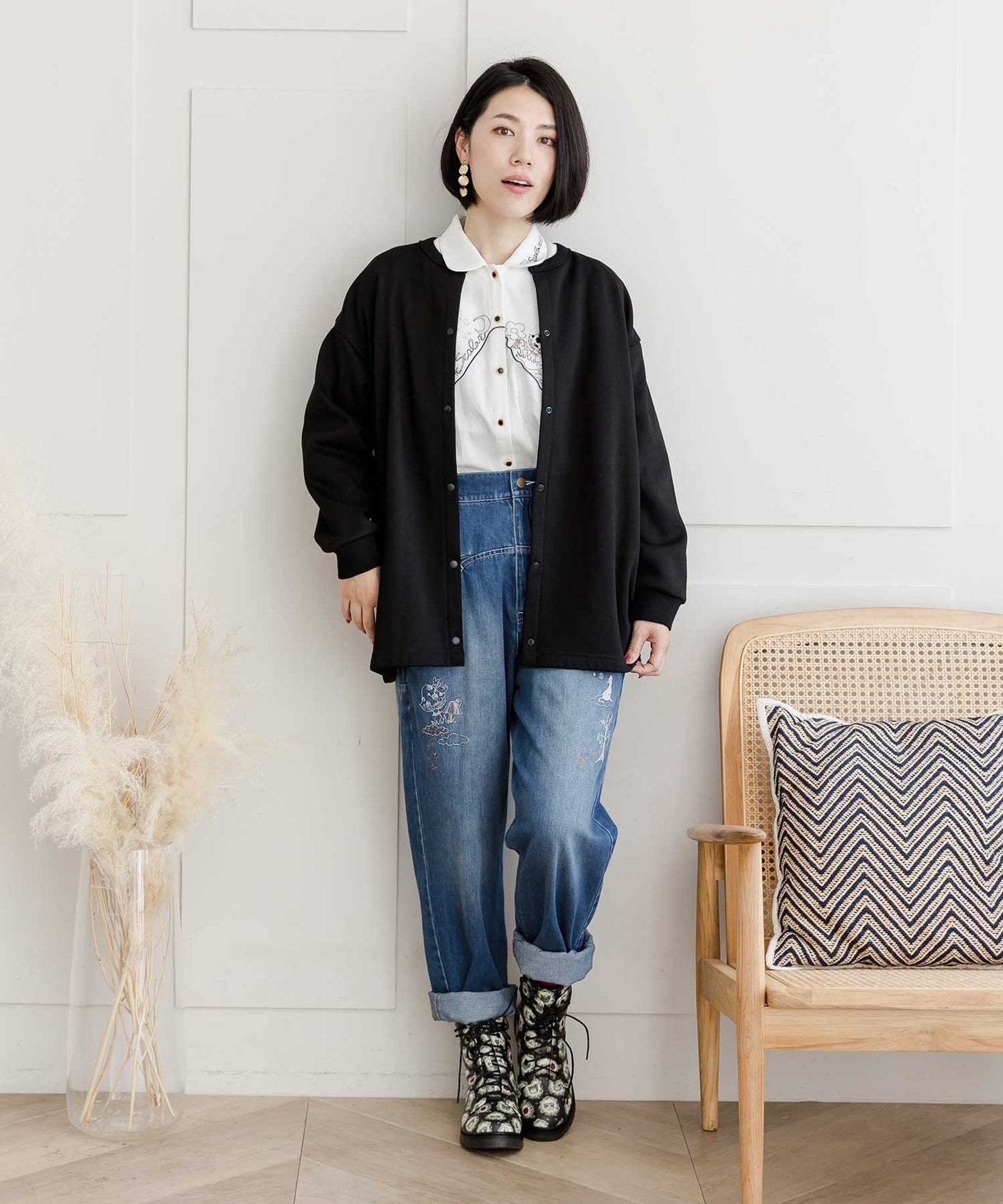 🇯🇵 ScoLar 👩🏻🦱back girl Jacket