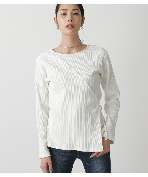 .盡顯"S"美感💃🇯🇵 日單-LAYERED RIB LONG SLEEVE TOPS