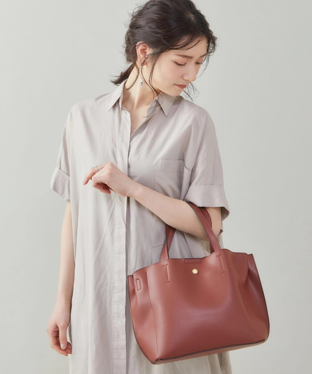 🇯🇵LEGATO LARGO ☆ ★ 超軽量NATURAL BAG 2WAY 斜咩 / 手挽
