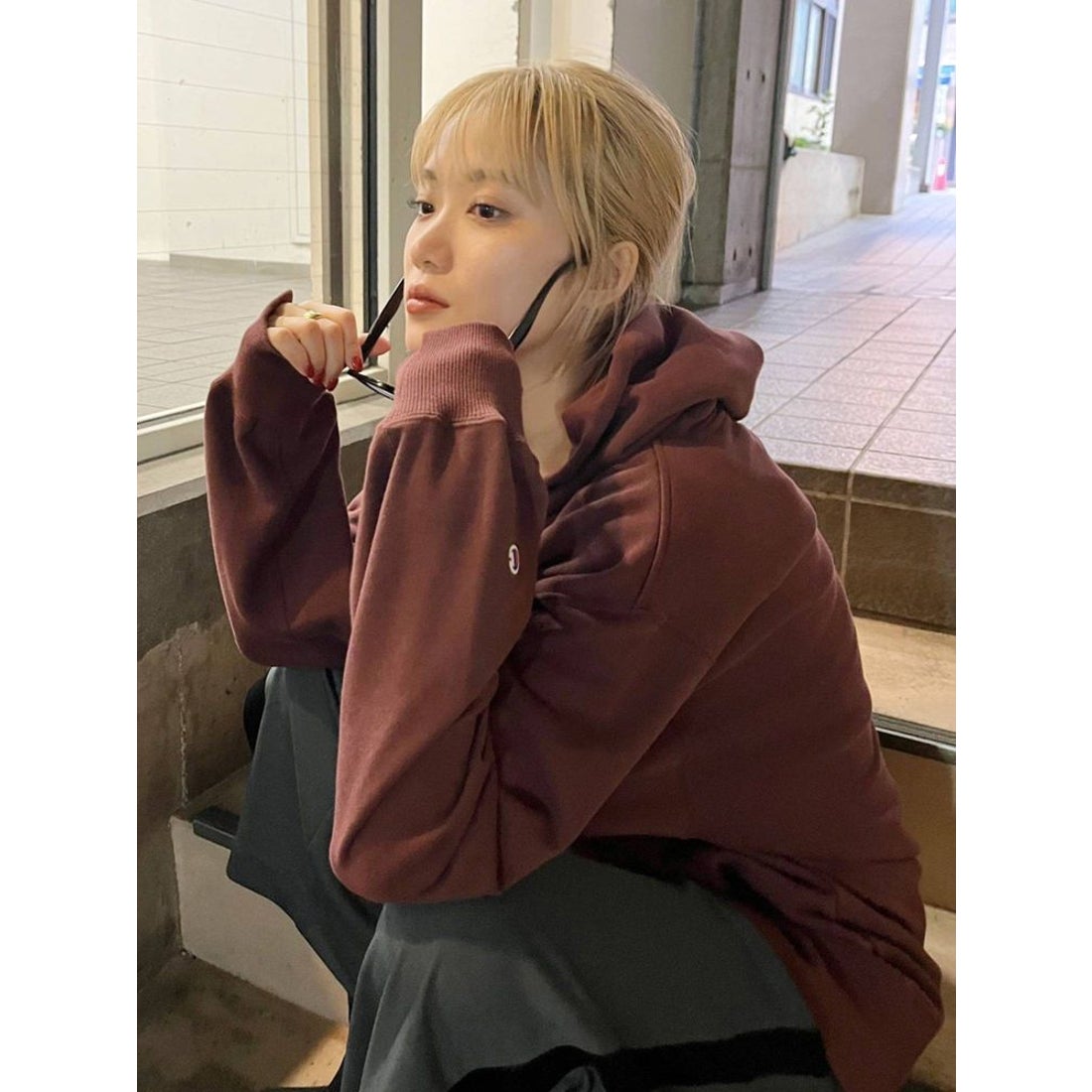🇯🇵 Champion ☆ ★ 不對稱hoodie【4色入】