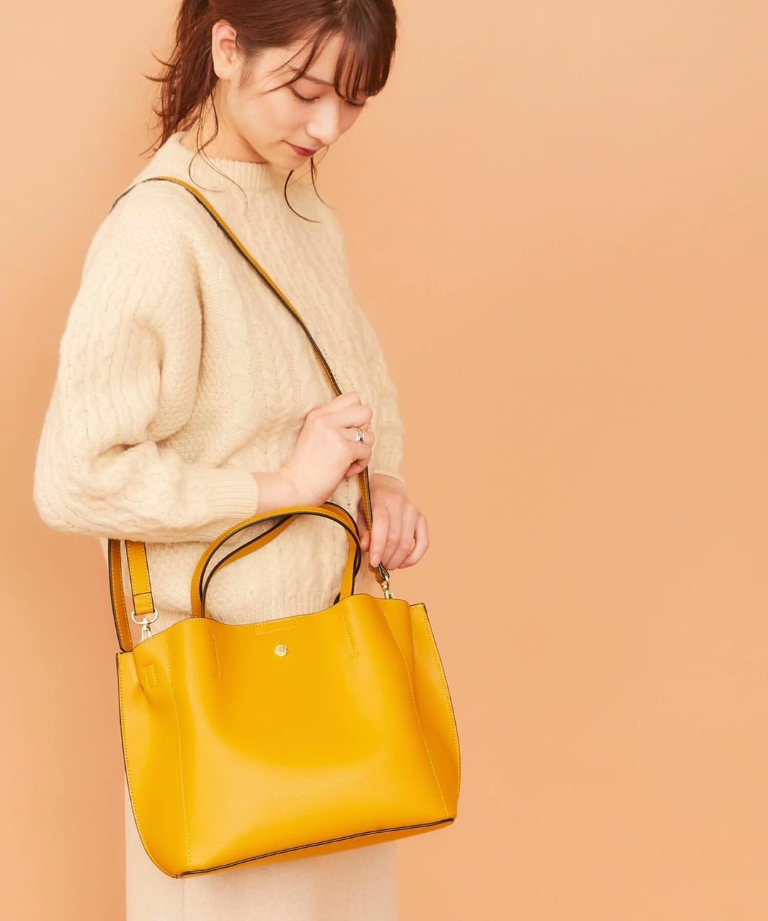 🇯🇵LEGATO LARGO ☆ ★ 超軽量NATURAL BAG 2WAY 斜咩 / 手挽