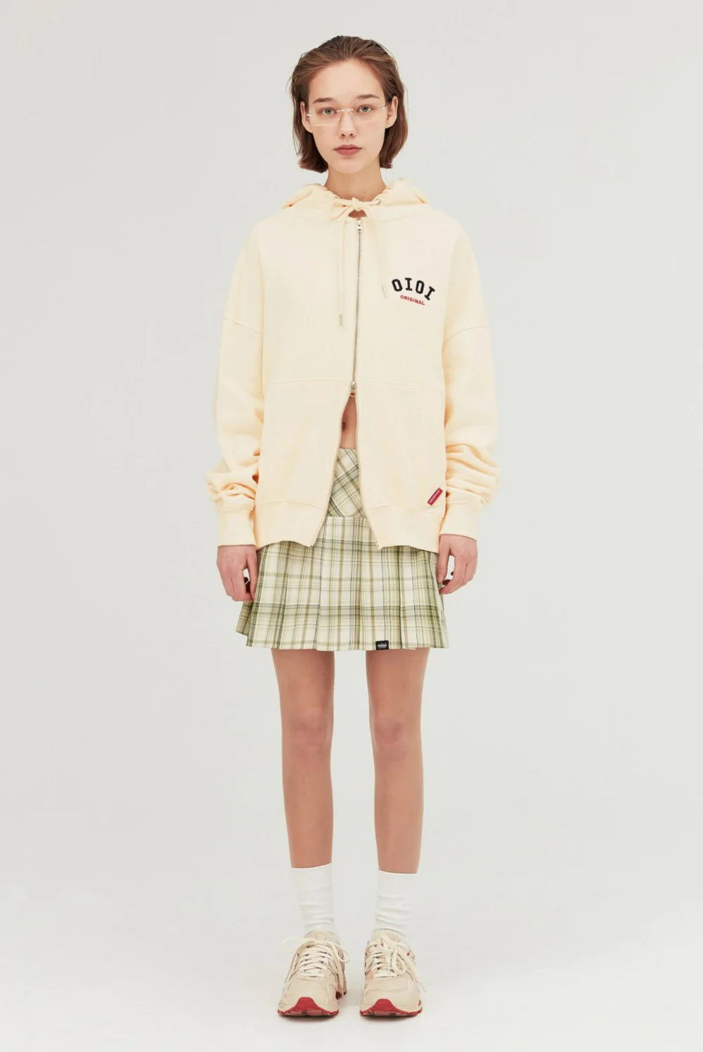 🇰🇷 5252 BY O!Oi ☆ ★. Logo Hood U/D ZIP
