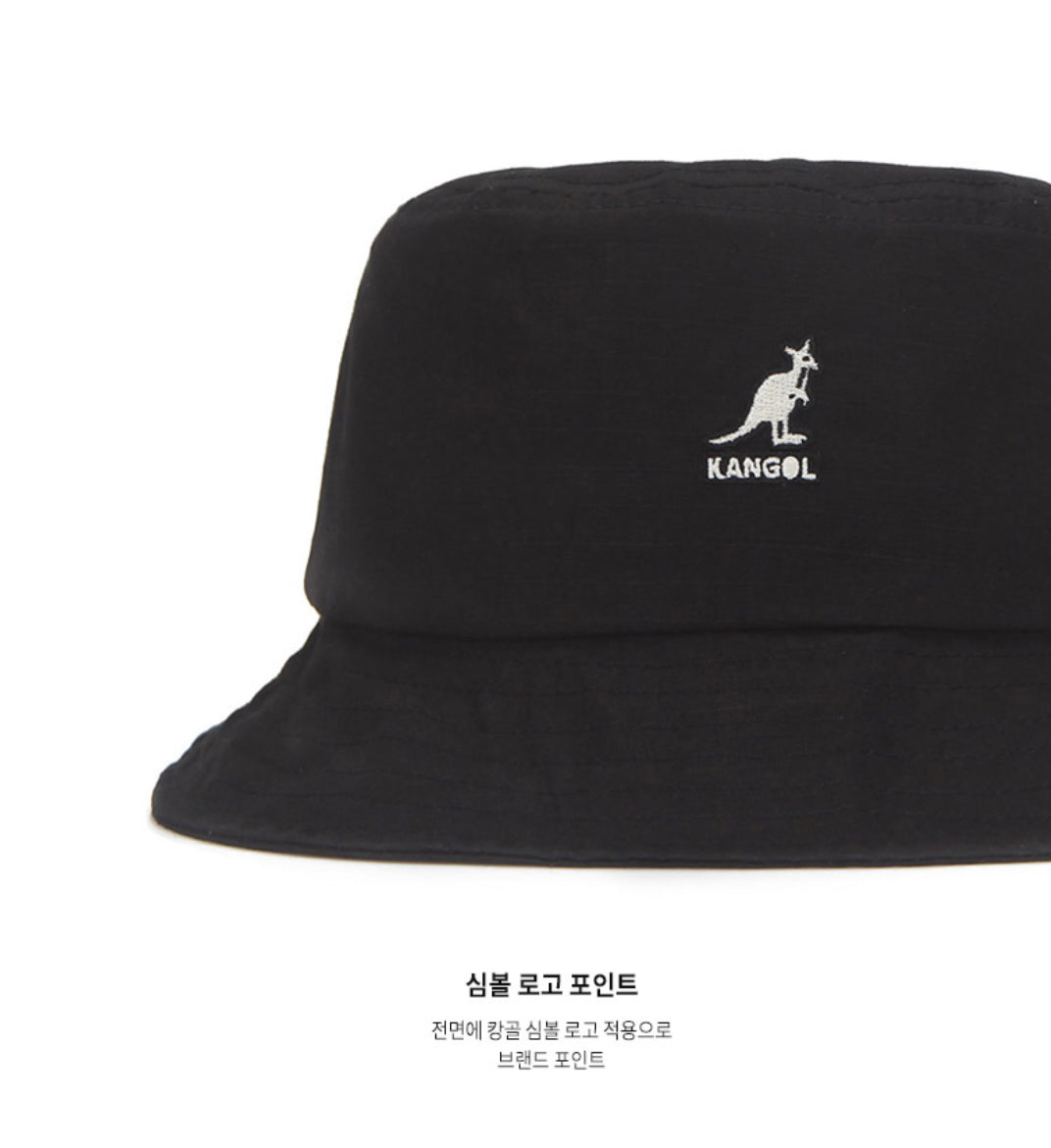 .🇰🇷KANGOL 🦘RIPSTOP BUCKET 👒