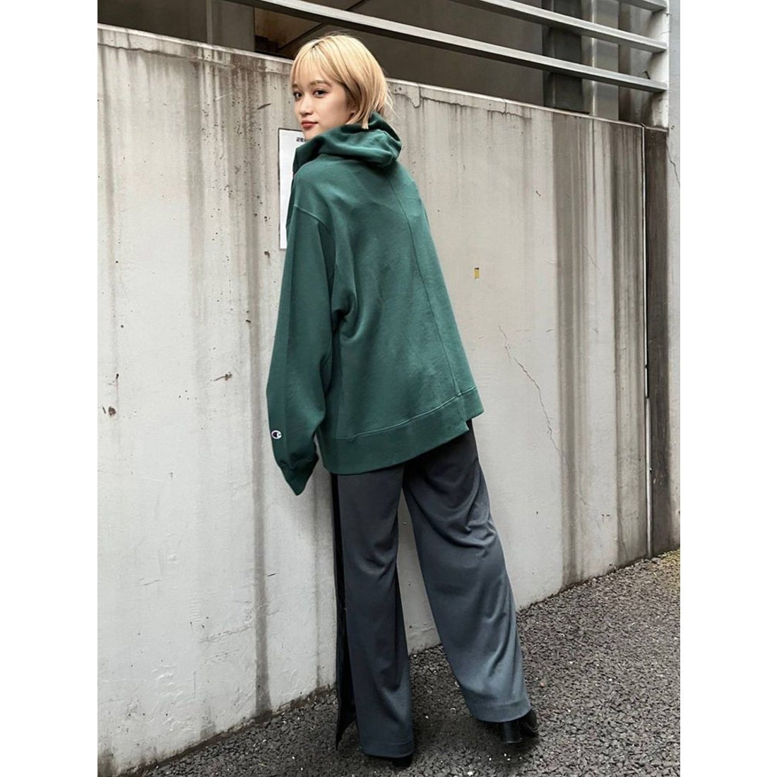 🇯🇵 Champion ☆ ★ 不對稱hoodie【4色入】