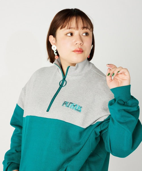 🇯🇵 PUNYUS ✿ OVERSIZE Half ZIP Sweater