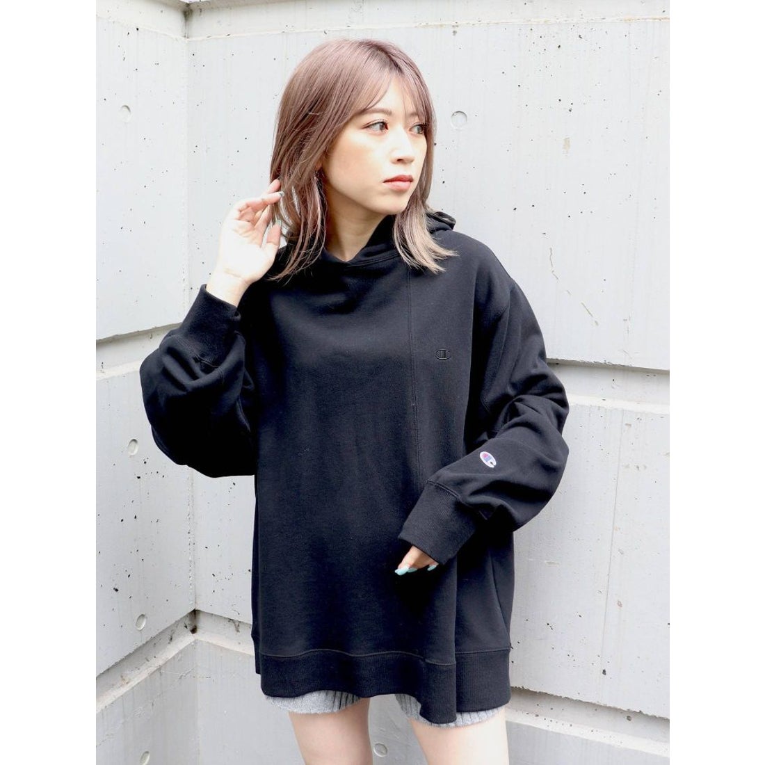 🇯🇵 Champion ☆ ★ 不對稱hoodie【4色入】