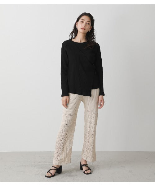 .盡顯"S"美感💃🇯🇵 日單-LAYERED RIB LONG SLEEVE TOPS