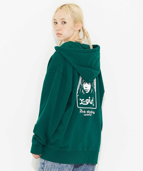 X-girl ☆ ★.【22冬新着】 SWEAT HOODIE