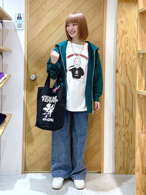 X-girl ☆ ★.【22冬新着】 SWEAT HOODIE