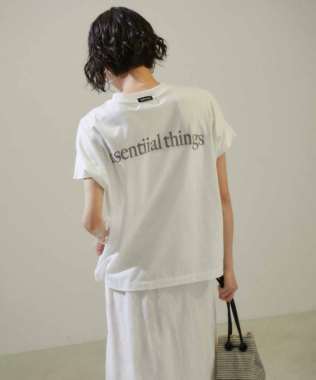 . 🇯🇵 Americana ♡ essential logo T-shirt