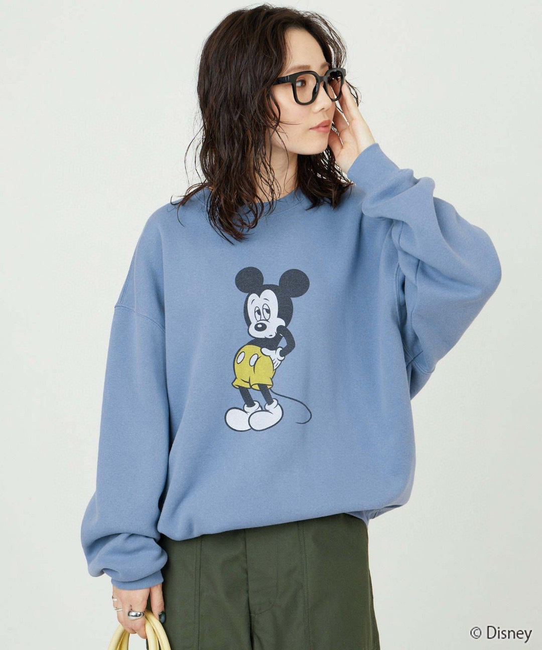 .. 8色入🇯🇵 FREAK'S STORE X Disney ✿前後 Mickey Mouse 情侶👩🏻‍🤝‍👨🏼Sweat