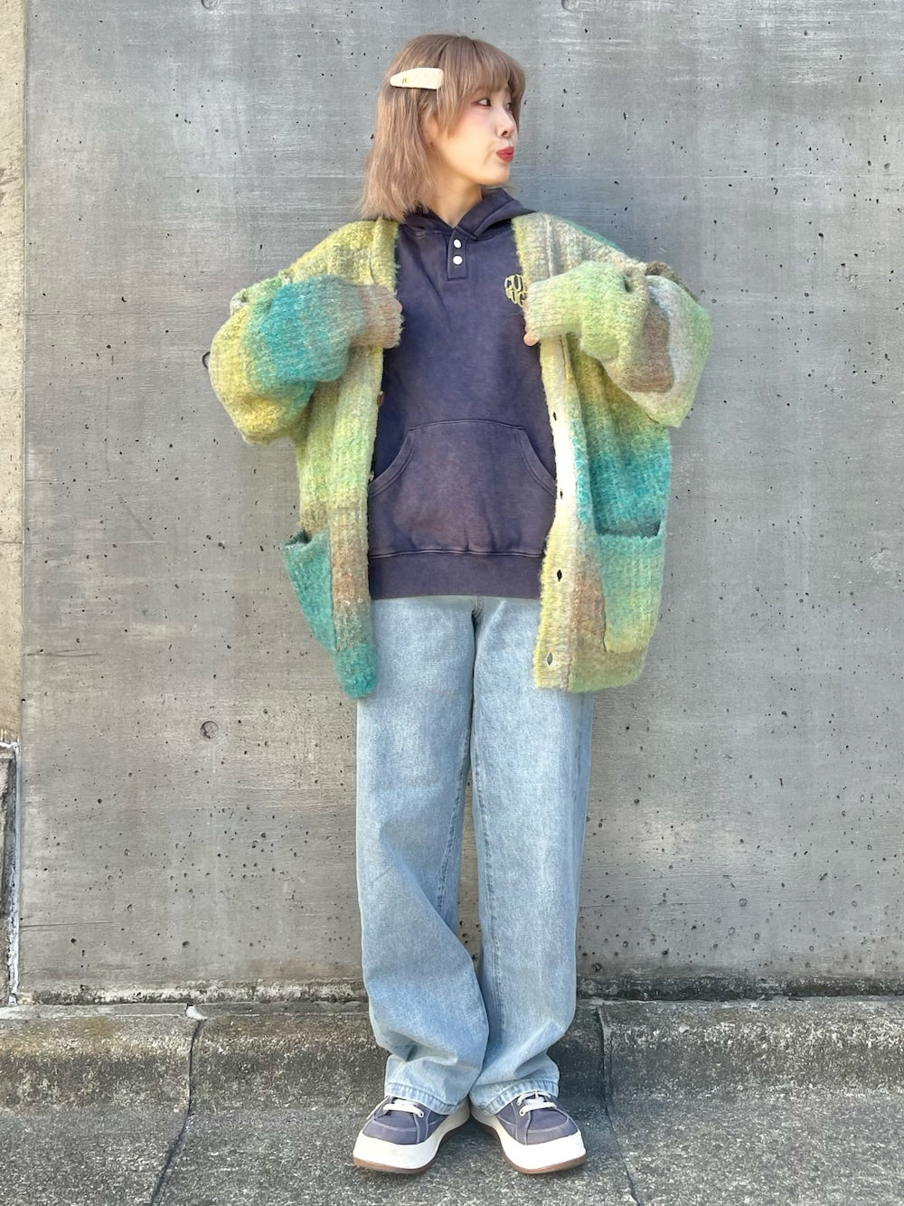 🇯🇵CUBE SUGAR《Denim Baggy Pants》