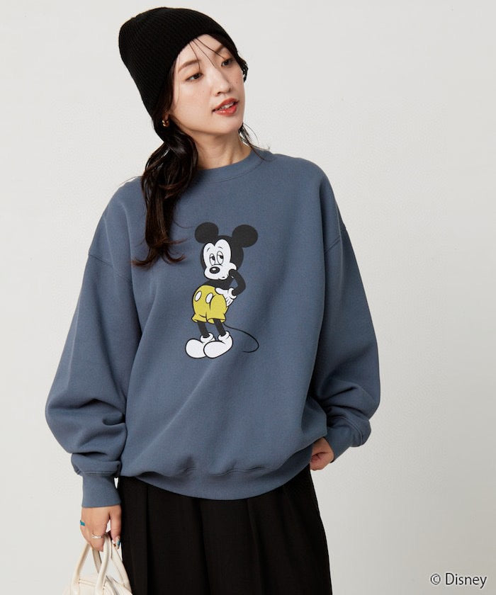 .. 8色入🇯🇵 FREAK'S STORE X Disney ✿前後 Mickey Mouse 情侶👩🏻‍🤝‍👨🏼Sweat