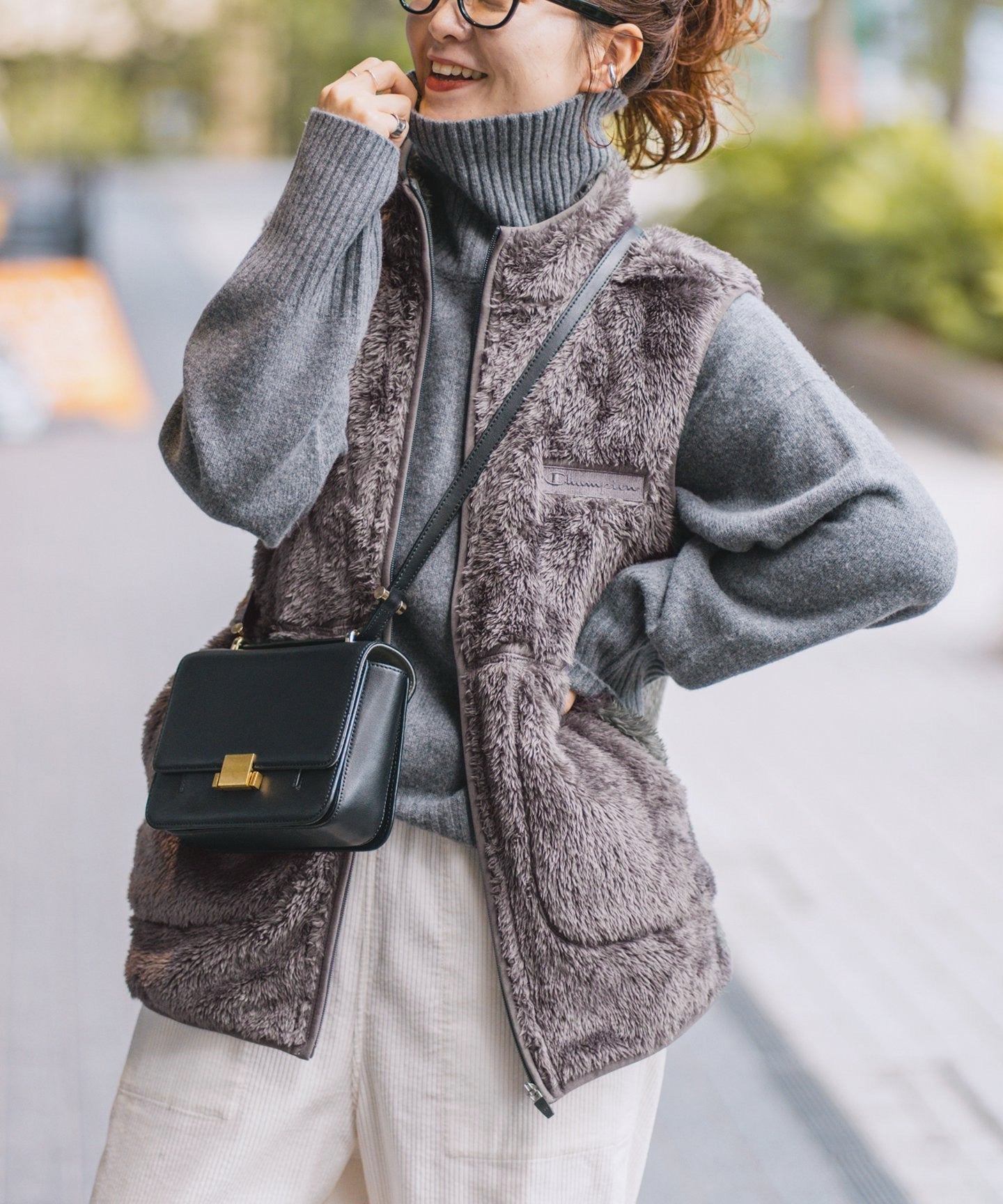 ..🇯🇵 Champion·毛毛背心外套