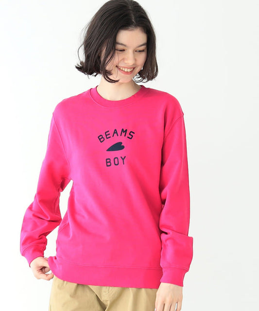 BEAMS BOY / HEART LOGO SWEATER