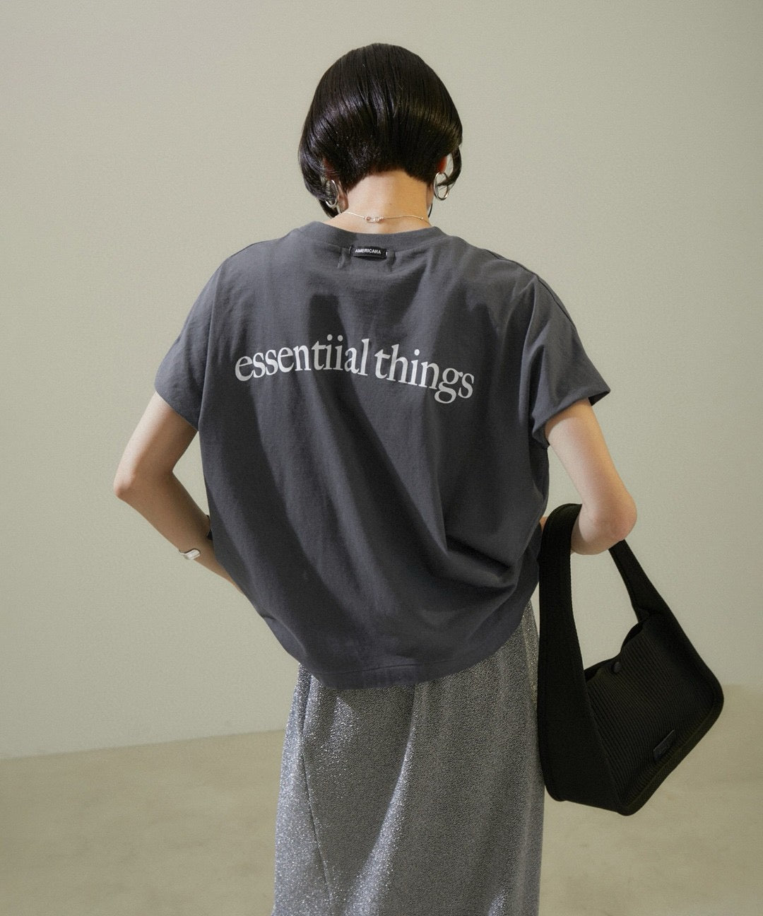 . 🇯🇵 Americana ♡ essential logo T-shirt