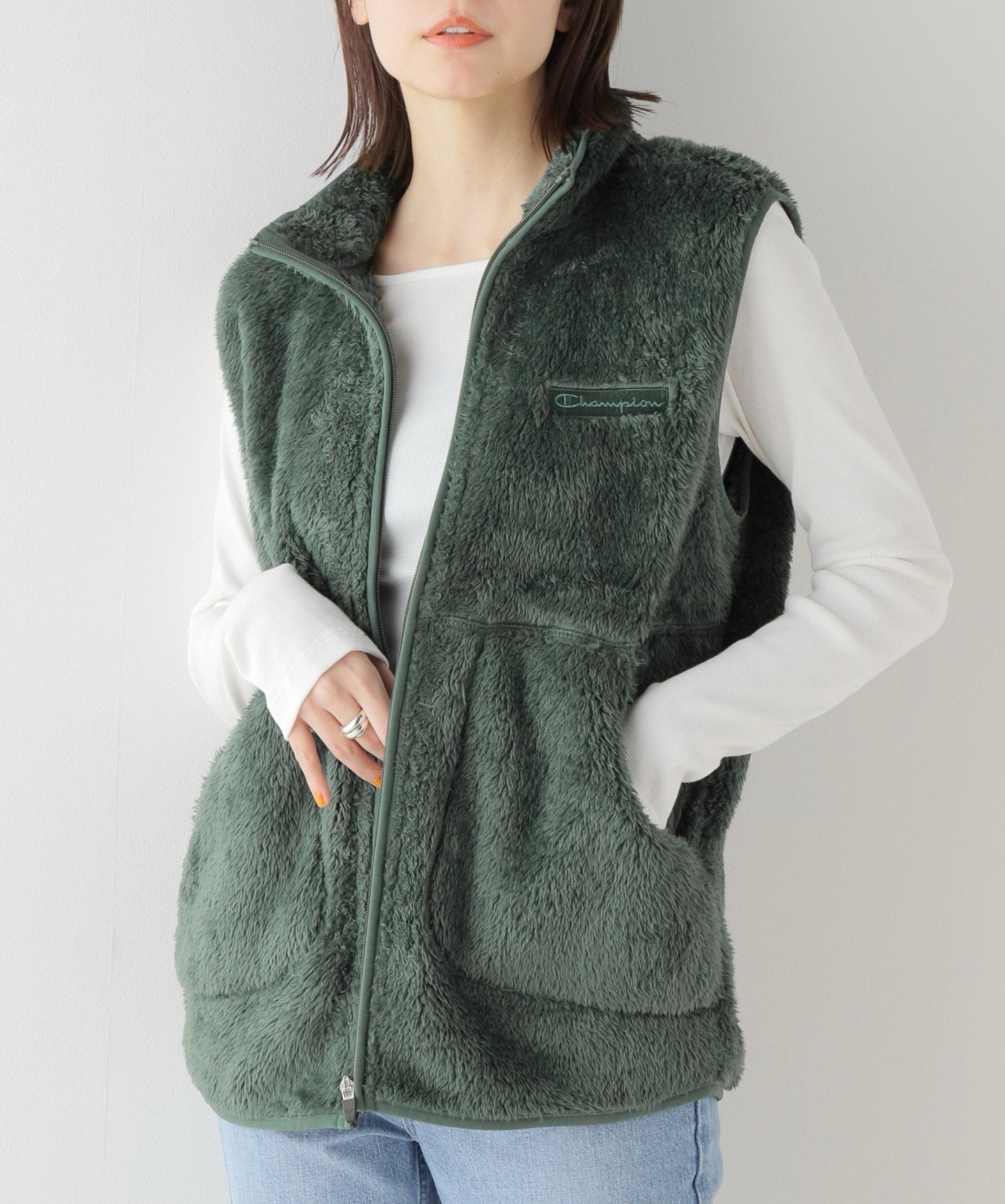 ..🇯🇵 Champion·毛毛背心外套
