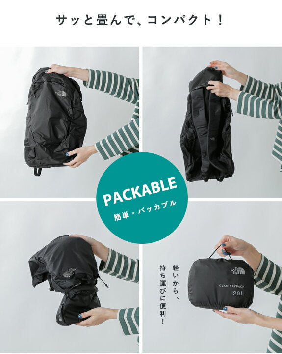 2024"新品 🇰🇷 THE NORTH FACE/Packable “Glam Daypack”防潑水💦