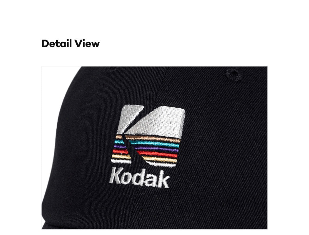 . 🇰🇷 KODAK 🌈 彩虹刺繡棒球帽