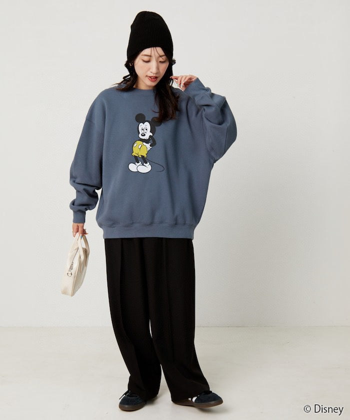 .. 8色入🇯🇵 FREAK'S STORE X Disney ✿前後 Mickey Mouse 情侶👩🏻‍🤝‍👨🏼Sweat